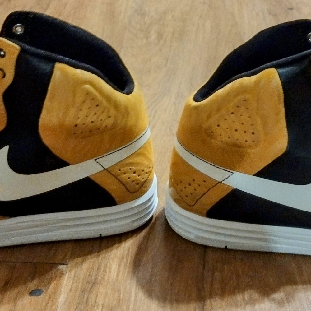 Rare Nike SB Paul rodriguez 7 high black yellow white men's - Picture 6 of 12
